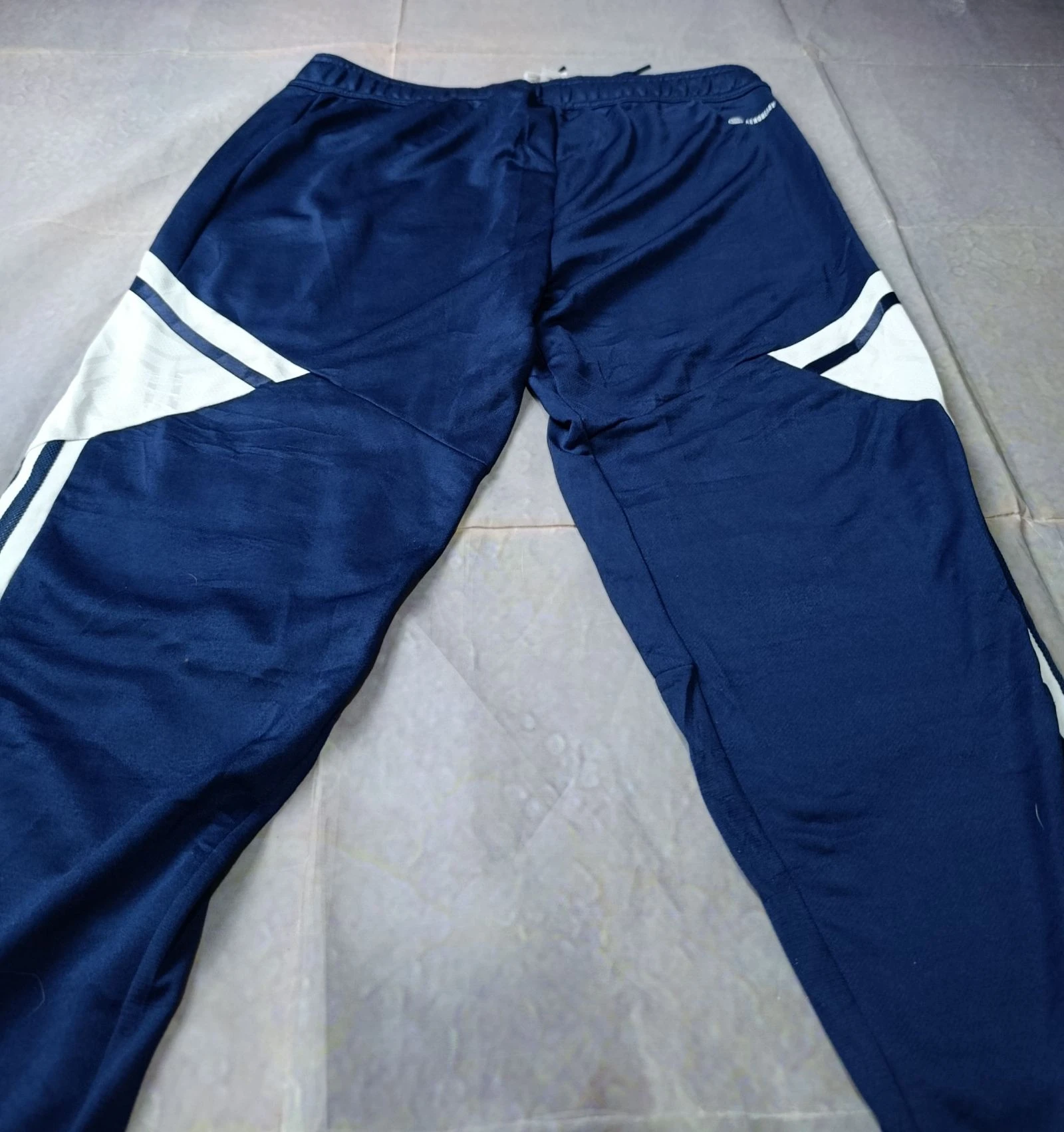 Adidas Acdemy Aeroready vintage Track Pants Azul Marino y Blanco Talla M Streetwear Sportwear – photo 7